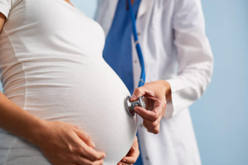 Doctor check Obstetrics pregnant women fetus health